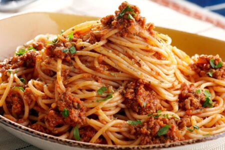 دستور پخت اسپاگتی