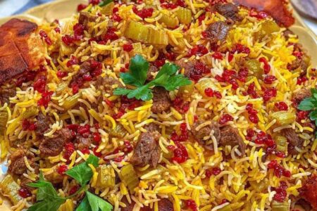 طرز تهیه کرفس پلو