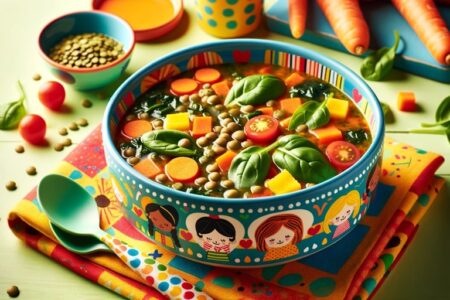 طرز تهیه سوپ سبزیجات برای کودکان
