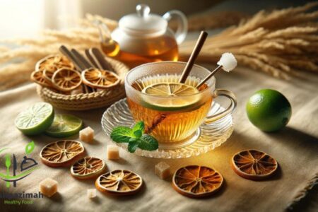 طرز تهیه چای لیمو