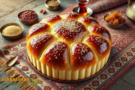 طرز تهیه نان شیرمال