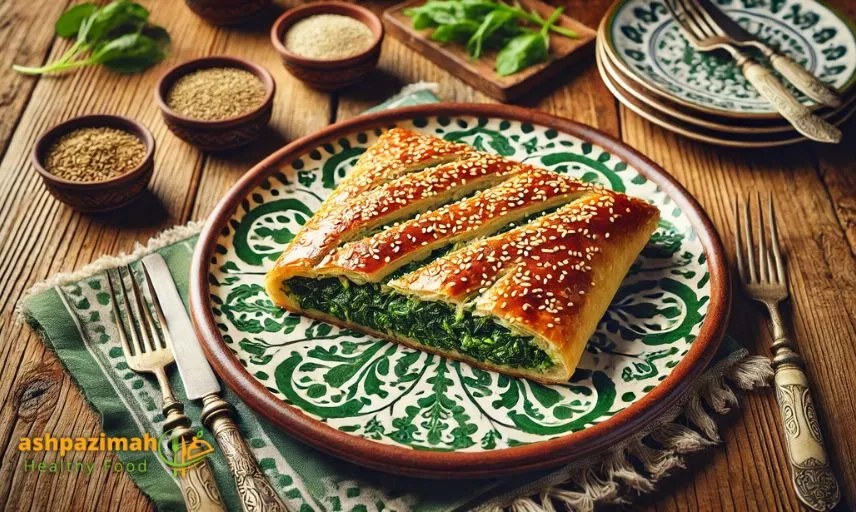 طرز تهیه بورک اسفناج و مرغ