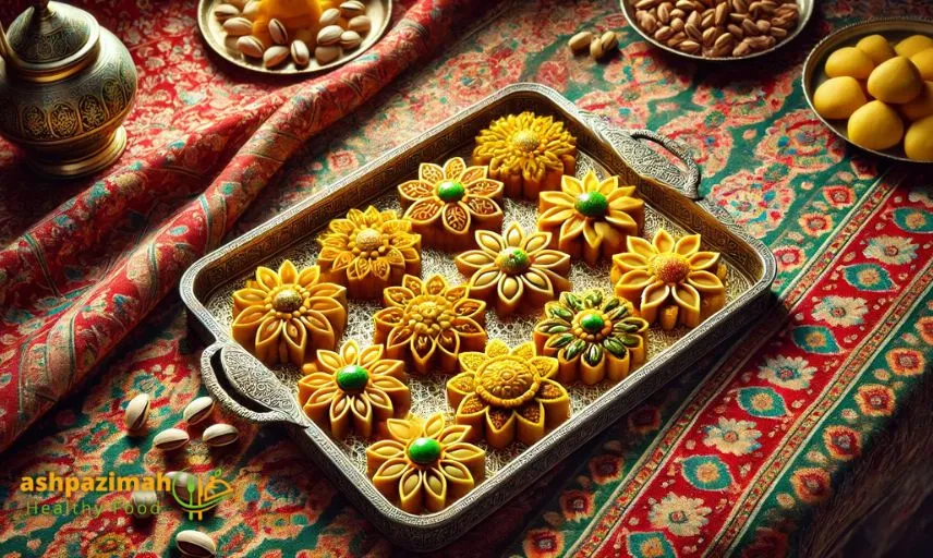 طرز تهیه حلوای شیر مجلسی