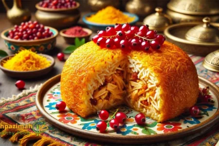 طرز تهیه ته چین مرغ مجلسی