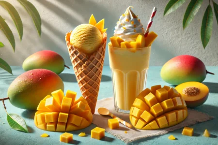 طرز تهیه بستنی انبه