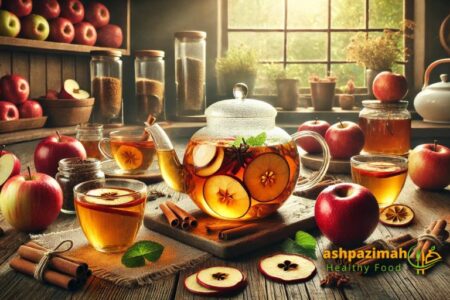 طرز تهیه دمنوش سیب و دارچین