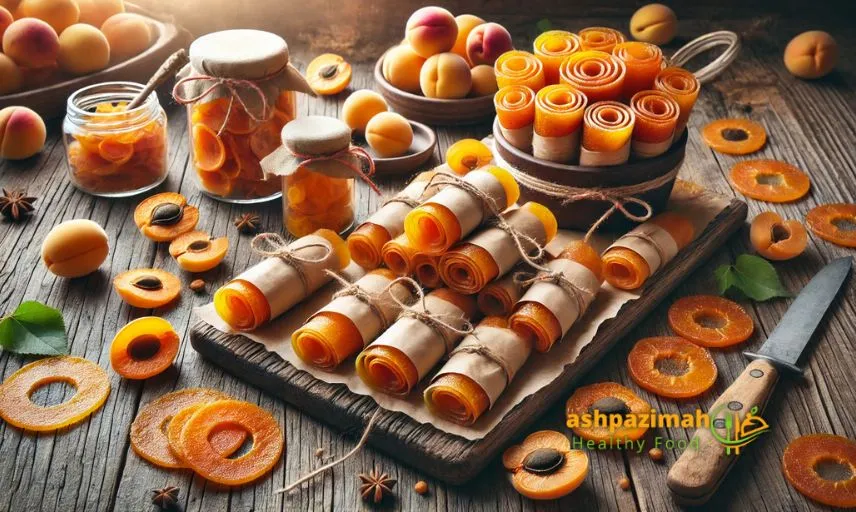 طرز تهیه لواشک زردآلو خشک
