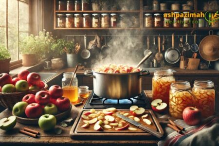 طرز تهیه کمپوت سیب خانگی خوشمزه و سالم