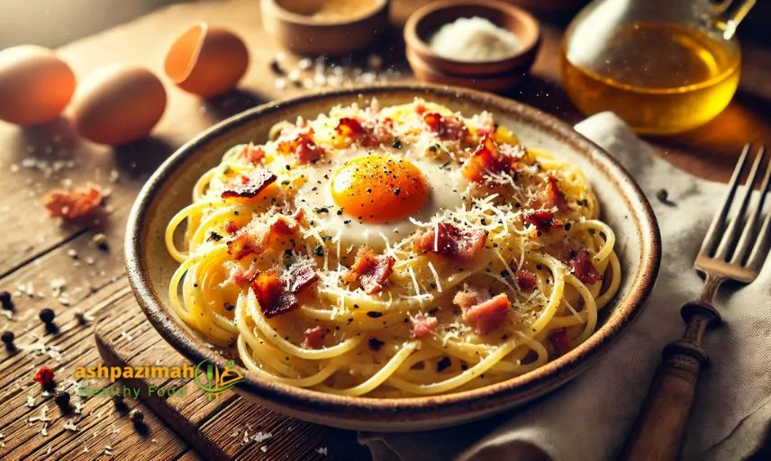 طرز تهیه پاستا کاربونارا ایتالیایی