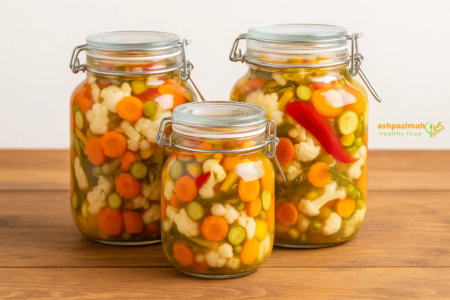 طرز تهیه ترشی هفت بیجار خانگی ؛ فوتوفن ترشی شمالی اصیل