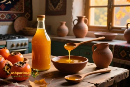 طرز تهیه شیره خرمالو خانگی؛ شیرینی طبیعی و مقوی پاییز