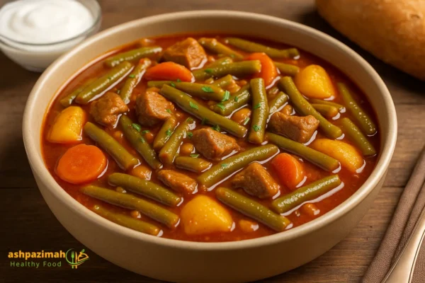 طرز تهیه خوراک لوبیا سبز مجلسی – دستور کامل، فوتوفنها و نکات مهم