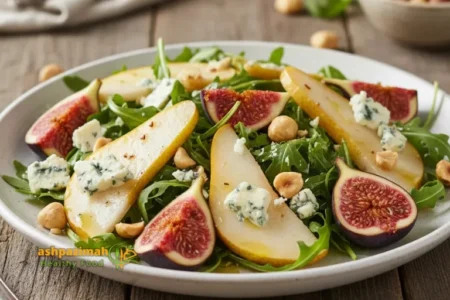 طرز تهیه سالاد گلابی و انجیر | بهترین دستور پاییزی و مقوی