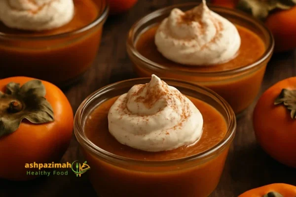 طرز تهیه پودینگ خرمالو؛ دسر پاییزی شیک در خانه