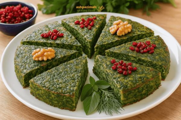 طرز تهیه کوکو اسفناج